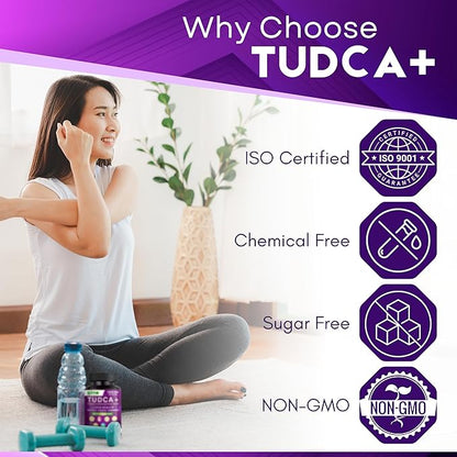 Tudca Supplement, with Milk Thistle, Dandelion. L Arginine, Ashwagandha, Panax Ginseng Root, Astragalus Root 1200 mg Per Serving 120 Capsules