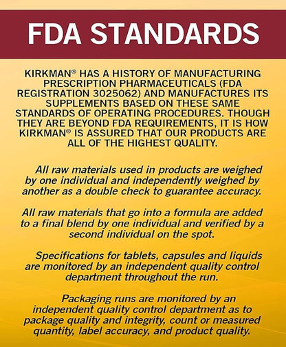 Kirkman - Detox-Aid Advanced Formula - 100 Capsules - Antioxidant Support - Helps Remove Toxins - Hypoallergenic