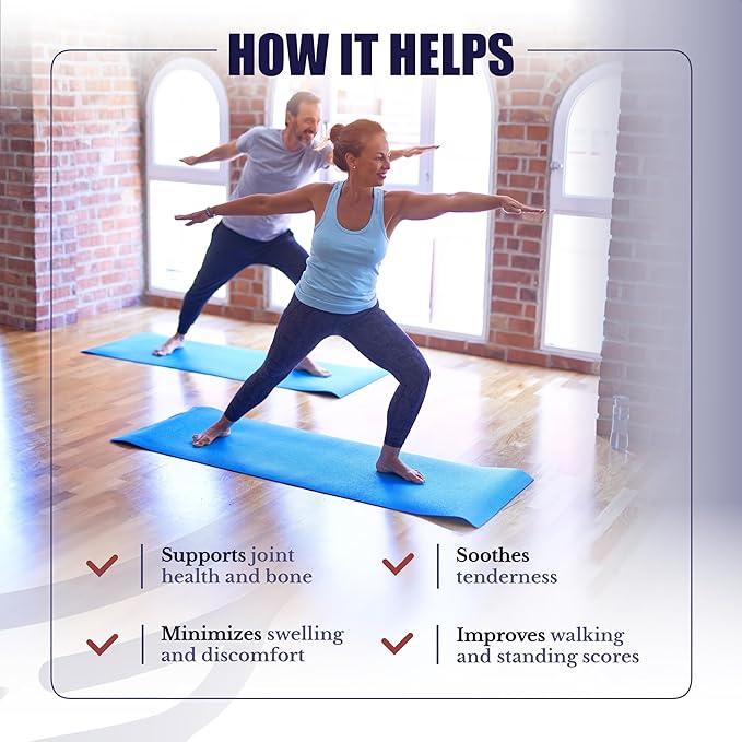 Joint Complex - Joint & Cartilage Health - Joint Support Supplement with Calcium, NEM Eggshell Membrane, Boswellia Serrata - Knee Supplements for Men & Women, 30 Capsules