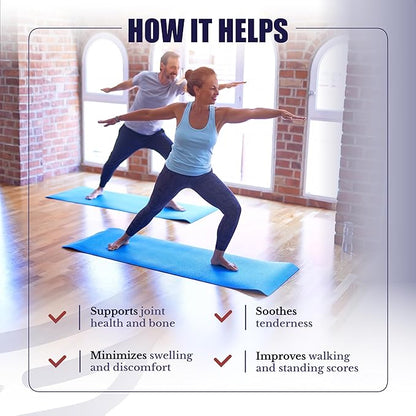 Joint Complex - Joint & Cartilage Health - Joint Support Supplement with Calcium, NEM Eggshell Membrane, Boswellia Serrata - Knee Supplements for Men & Women, 30 Capsules