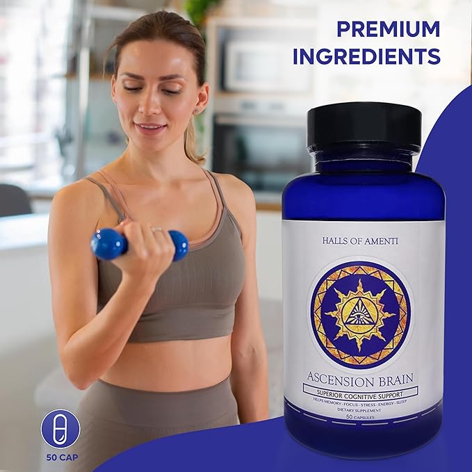 Halls of Amenti - Ascension Brain - Nootropic Supplement (50 Cap)
