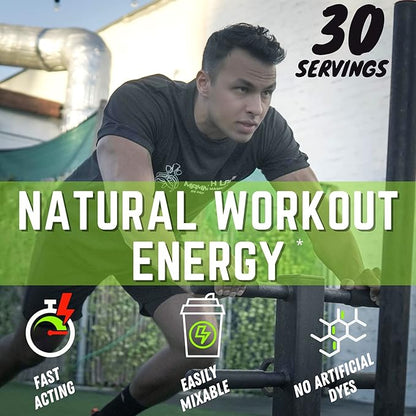 Pump Pre Workout- 30 Servings | Explosive Energy & Focus with Nitric Oxide Boosters- Build Muscle & Increase Endurance| Sugar Free, Natural Gluten Free Energy for Men & Women