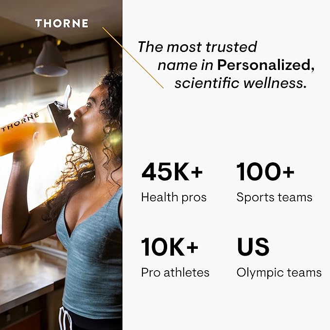 THORNE Basic Nutrients 2/Day - Comprehensive Daily Multivitamin with Optimal Bioavailability - Vitamin and Mineral Formula - Gluten-Free, Dairy-Free, Soy-Free - 60 Capsules - 30 Servings