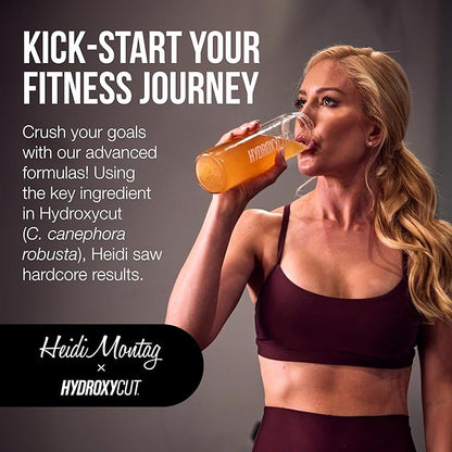 Hydroxycut Drink Mix, Lemonade - 21 Travel-Size Packets - Zero Calories or Sugar - Boost Metabolism, Burn Calories, Increase Energy - For Women & Men