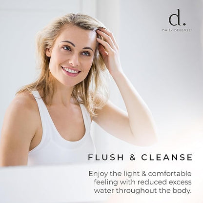 Diuretic Pills - Cranberry Pills with Green Tea, Dandelion, Apple Cider Vinegar & More - AQUOE Water Away Pills for Bloating & Fitness - Water Pills by Daily Defense, 60 Capsules