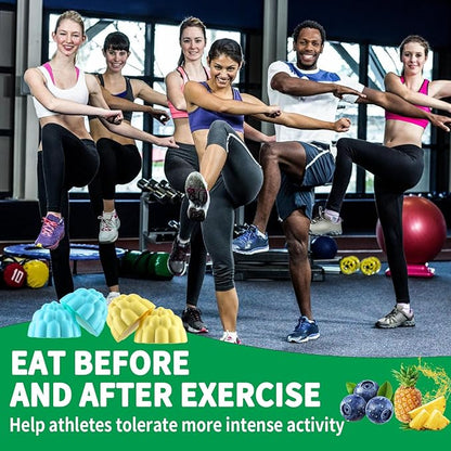 Creatine Monohydrate Gummies 5000mg for Men & Women, Chewables Creatine Monohydrate Supplement(120 Count)- Blueberry Pineapple