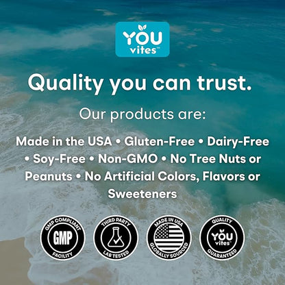 Methylated Multivitamin - Yours Daily Iron-Free Multi for Men and Women - MTHFR Supplement with Methyl B12, Methylfolate (5-MTHF), CoQ10 for Energy, Heart and Mood Support - 60 Capsules