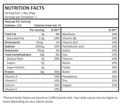 GO4IT Health Meal Replacement Bar, HIGH Protein Nutrition Bar, HIGH Fiber, LOW Calories, KETO friendly, Pre-workout, Weight Loss Food Bar, 7/Box - (Shortbread Cookie)