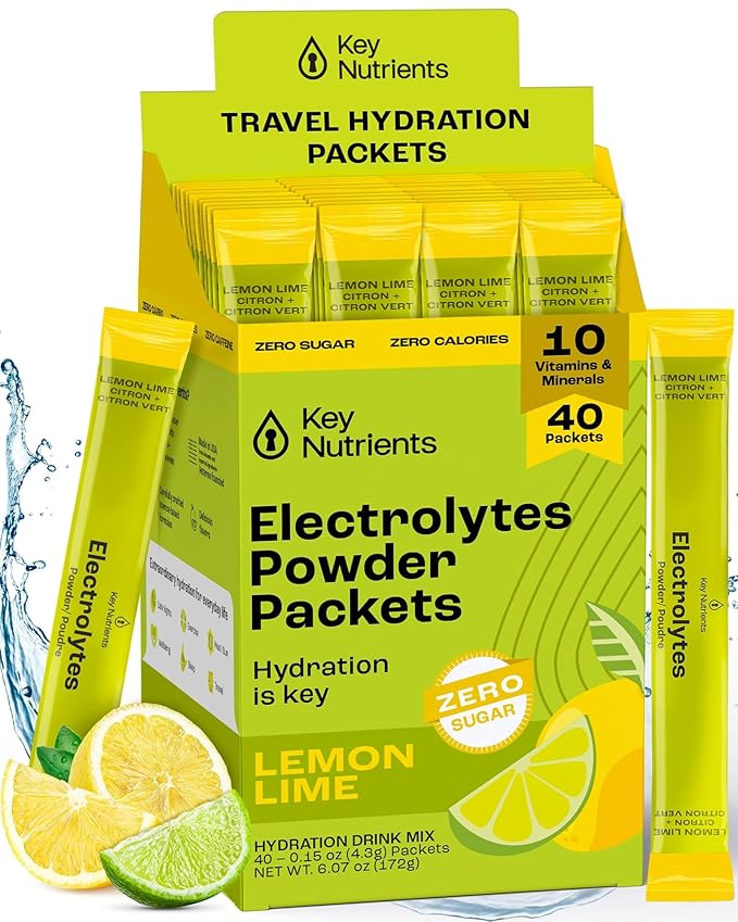 KEY NUTRIENTS Electrolytes Lemon Lime 40’s Stick Packs