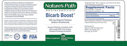 Sodium Bicarbonate 650 mg Tablets - Strongest Alkaline Tablets - Electrolyte Supplement & Keto Electrolyte Pills, Salt Tablets Hydration & Rehydration, Endurance, Stamina: 120 Capsules
