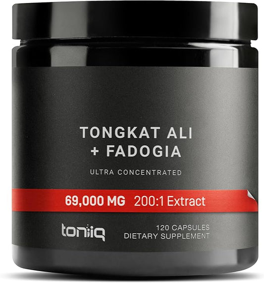 Ultra Concentrated 69,000mg Tongkat Ali Fadogia Agrestis Blend – 200:1 Tongkat Ali + 30:1 Fadogia Agrestis - Third-Party Tested 2% Pure Eurycomanone -Fadogia Agrestis and Tongkat Ali Supplement