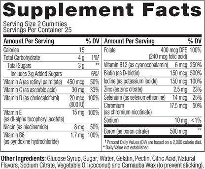 OLLY Womens Multivitamin Gummies, Daily Vitamin Support Supplement -Limited Edition Cozy Crème Brulee Flavor - 50ct