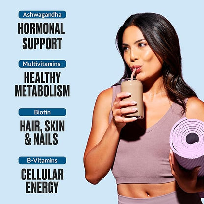 VitaHustle ONE - Superfood Meal Replacement Shake, Plant Based Protein Powder, Vegan. 86 Superfoods, Vitamins, & Minerals, Ashwagandha, Adaptogens. Founded by Kevin Hart. (Cookies & Cream) 15 Servings