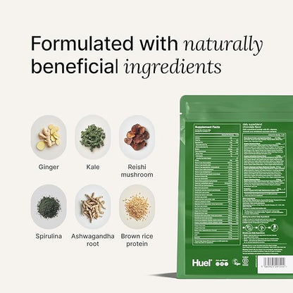 Huel Daily Superblend Chocolate Powder, 25g Plant Based Protein, Super Greens, 87 Vitamins, Minerals, and Wholefood-Sourced Ingredients,19 Servings, Scoop not Included to Reduce Plastic