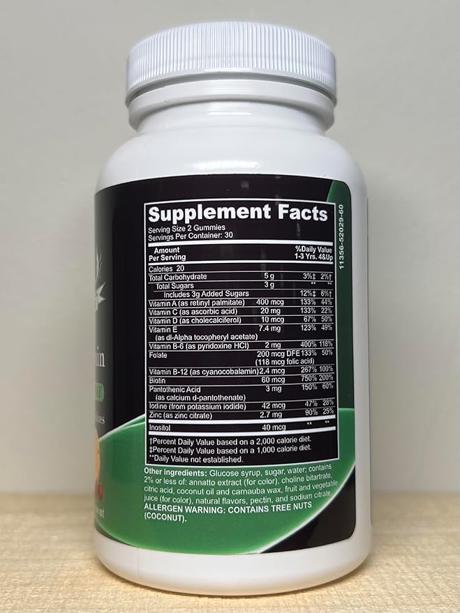 Halalways Kids Daily Gummy Halal Certified Multivitamin for Kids, Vitamin C, D3 and Much More for Immune Support Cherry, Strawberry, Orange Flavors Certified Halal Supplement