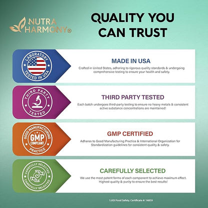 Thyroid Support for Women - Selenium 200 mcg | Zinc & Iodine | L-Tyrosine | Magnesium | Adaptogen Herbs - 21-in-1 Antioxidant & Immune Support - Vegan, Non-GMO, Lab Tested - 60 Capsules, Made in USA