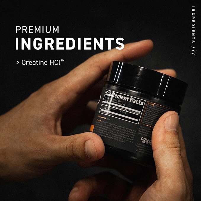 Kaged Creatine HCl Powder | Lemon Lime | Muscle Building and Recovery Supplement | Patented Formula | Highly Soluble Powder | 75 Servings