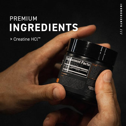 Kaged Creatine HCl Powder | Lemon Lime | Muscle Building and Recovery Supplement | Patented Formula | Highly Soluble Powder | 75 Servings