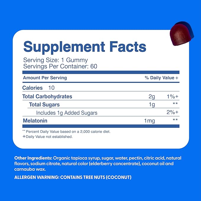 Feel Great Kids Melatonin Gummy | Strawberry Flavored Melatonin Gummies Kids | 1 MG of Melatonin Sleep Aid for Kids | Vegan Gummies | 60 Day Supply