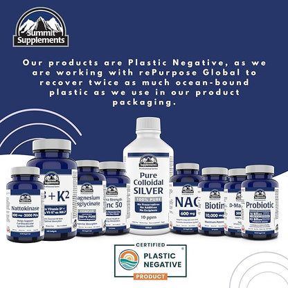 Summit Supplements - NAC Supplement 600mg, Nac n-Acetyl cysteine, Supports Antioxidant Glutathione Levels, Immune System Support, Liver Support - Product of Canada - 150 Capsules