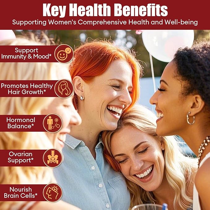 Inositol Multivitamin Gummies, Myo-Inositol&D-chiral Inositol Ideal 40:1 Ratio, Inositol Supplement with Omega-3, Magnesium, Folate, Hormone Balance, Raspberry Flavor, Sugar Free, 90 Count