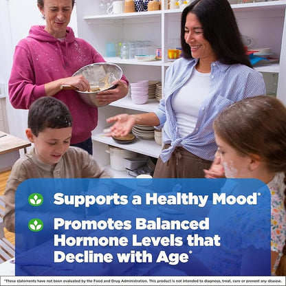 Natrol Mood & Stress DHEA 25mg with Calcium, Dietary Supplement for Balance of Certain Hormone Level and Mood Support, 180 Tablets, 180 Day Supply (Pack of 12)