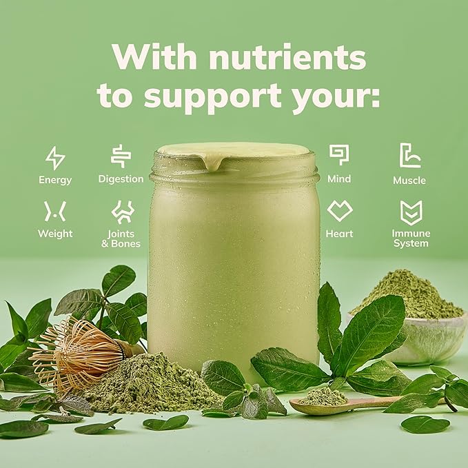 Ka’Chava All-In-One Nutrition Shake Blend, 85+ Superfoods & Nutrients, Meal Replacement, Greens Plant-Based Superfood Powder Protein Drink, Digestive Enzymes & Probiotics, Vegan Dairy Gluten Free, 2lb