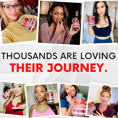 Apple Cider Vinegar Gummies with The Mother - ACV Gummies for Detox, Cleansing & Immune Support - Made with Black Carrot & Ginger Dry Extract - Pectin Based, Non-GMO, Gluten-Free (2 Pack)