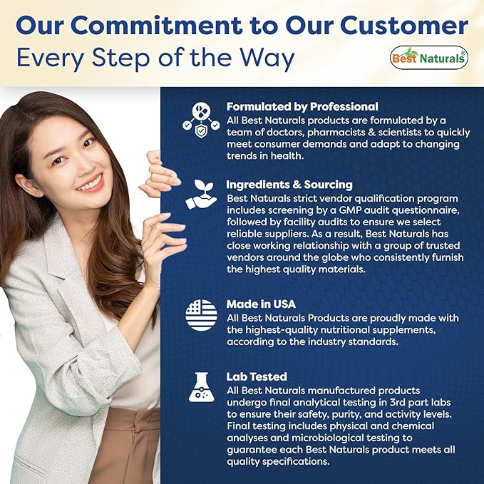 Best Naturals L-Lysine 500 mg 250 Tablets (250 Count (Pack of 2))