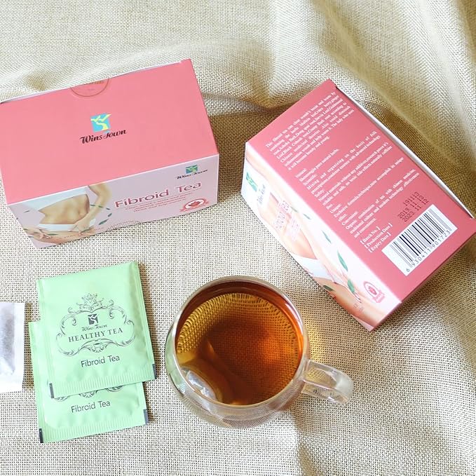 Wins Town Fibroid Tea, Supports Fibroid Shrink and Healthy Womb, Anti Aging, Warm Uterus Detox Tea, 20 Teabags