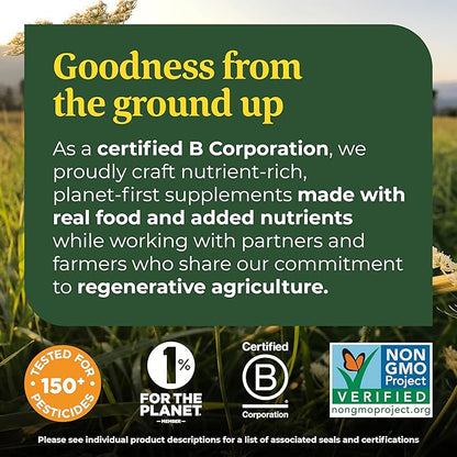 MegaFood Magnesium + Vitamin D3 Magnesium Complex with Magnesium Glycinate Magnesium Citrate & Magnesium Malate Vitamin D for Immune & Bone Support Vegetarian - 60 Capsules, 30 Servings (2 Pack)