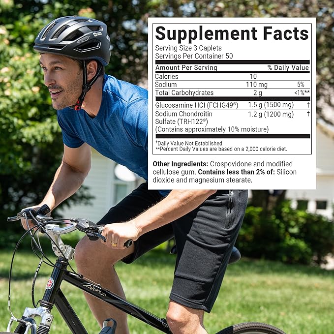 Cosamin DS, #1 Researched Glucosamine & Chondroitin Joint Health Supplement, 150 'Easy-To-Swallow' Caplets