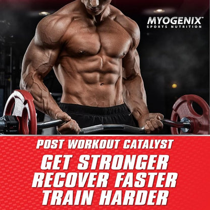 Myogenix Aftershock Post Workout, Unlimited Muscle Growth | Anabolic Whey Protein | Mass Building Carbohydrates | Amino Stack Creatine and Glutamine Plus BCAAs | Shockolate Milk - 2.64 LBS