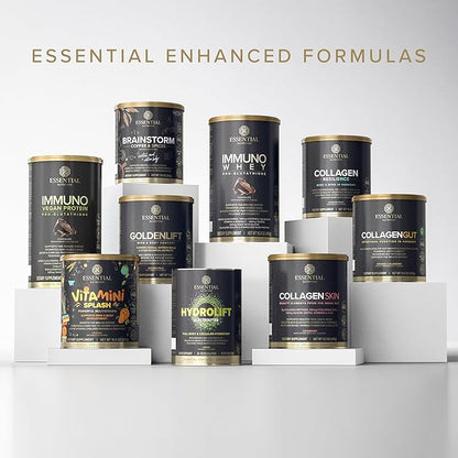 Immuno Vegan - Plant-Based Protein Powder, 16g Protein Per Serving, Added Amino Acids & Multivitamin - Beta Glucan, Glutathione Production - Chocolate - 18.2oz