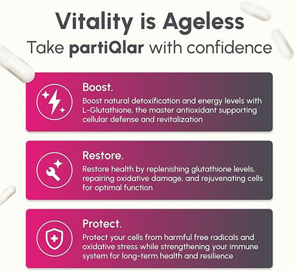 Pure L-Glutathione 500mg – L-Glutathione Supplement for Skin Whitening, Antioxidant Support & Detox – 2-Month Supply for Healthy Skin & Immune Boost - 60 Capsules