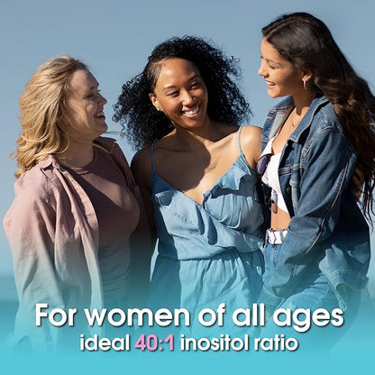 Natural Hormone Balance for Women, PCOS Supplements w/ Probiotics - Myo-Inositol & D-Chiro Inositol & Black Cohosh w/ Folate & B12 - PCOS Supplements for Hormone Balance, Female Vitamins 120 Capsules