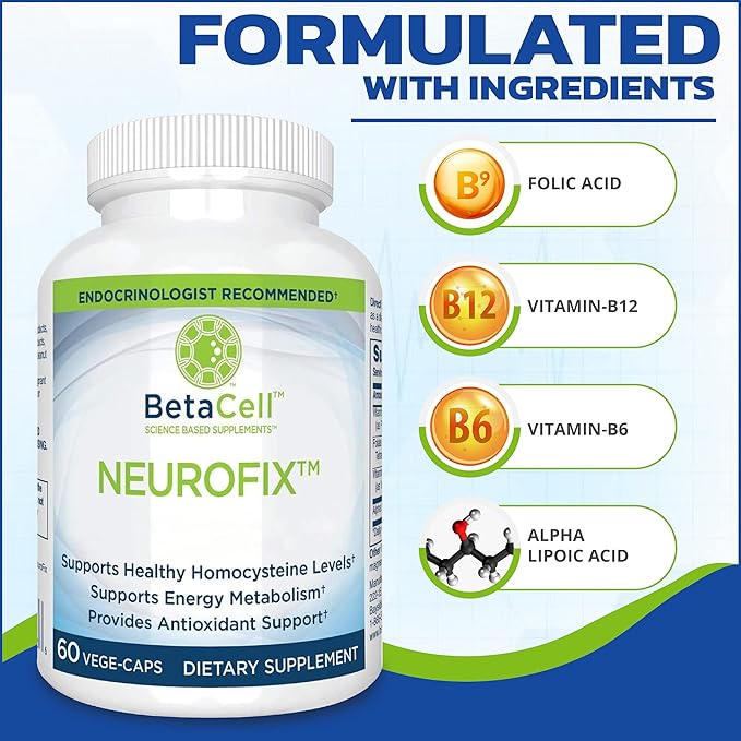 Neurofix Nerve Support Supplement - 60 Veg Capsules