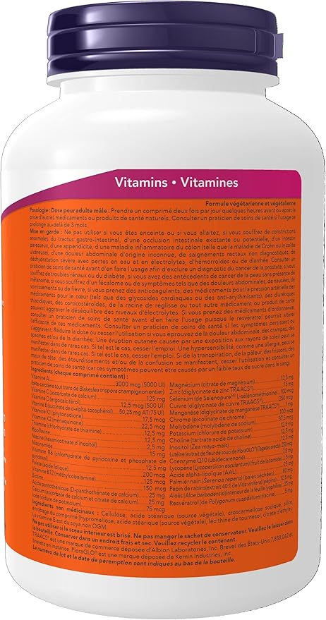 Now Foods Adam Men's Multi 2/Day 120Tab, 120 CT