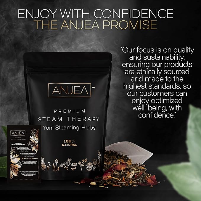 Yoni Steaming Herbs 4 oz (4-8 steams), Vsteam Herbs for Cleansing and Tightening Detox, Natural V Steam Herbs for V Steam Seat Kit, Herbal Sitz Bath Soak, Filter Bags Included