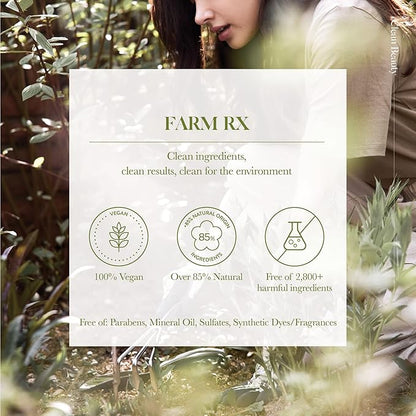 Farm Rx Super Greens Multivitamin (Vitamin A,B,C &E) Moisture Cream - Vegan Daily Face Cream to Revitalize and Nourish Your Skin (90ml/3.04 fl oz) Supporting the Skin Barrier Function for Healthy Looking Skin