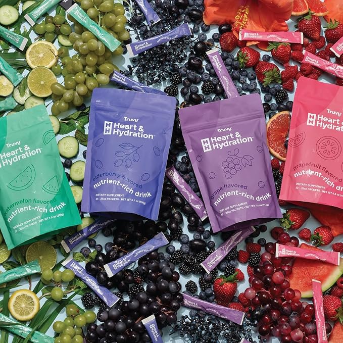 Truvy Heart & Hydration, Grape Flavor (30 Individual Packets)