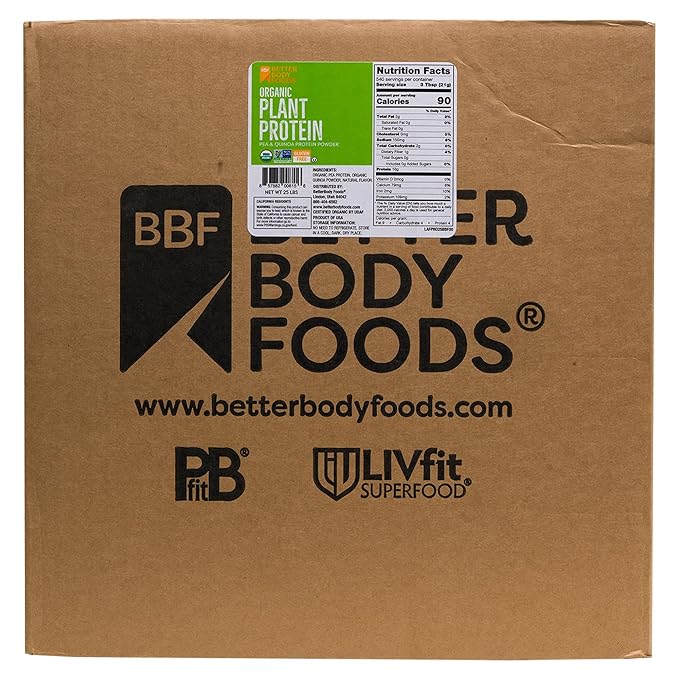 Betterbody Foods Plant Protein 25 lb Box