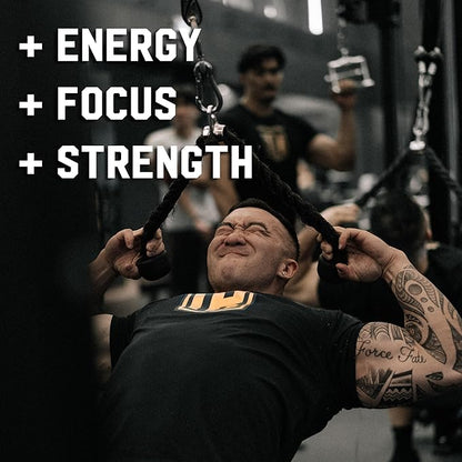 Iron Kingdom Pre Workout Powder for Men & Women Caffeine, Beta Alanine & Aminos for Intense Focus Endurance & Pump - Preworkout Energy Drink Powder Natural Sour Green Apple - 42 Servings