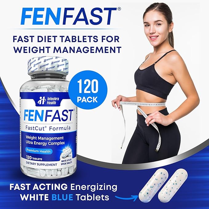 Diet Pills That Work for Weight Management Best Diet Pills + Powerful Energy Boost 120 White Blue Tablets