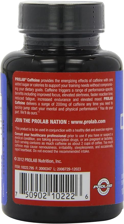 ProLab Caffeine Tablets 100 Count