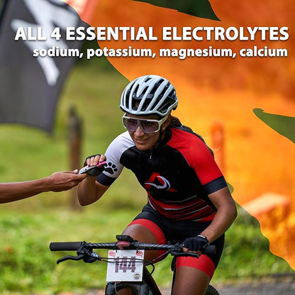 MOUK Energy Workout & Sports Nutrition Energy Gel - Orange Flavor All Natural with Whole Chia Seeds | Easy Digestion, Vegan, Gluten Free, Essential Electrolyte | 1.38 Ounce (Pack of 10)