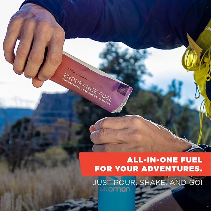 Tailwind Nutrition Endurance Fuel, Electrolyte & Hydration Sports Drink Mix Powder with Caffeine, Gluten-Free, Vegan, Colorado Cola, 50 Servings (Caffeinated)