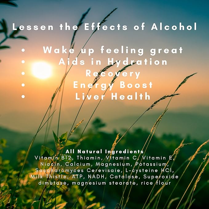 |25 Pack| Over-Indulgence-Prevention Ultimate Pre-Party-Supplement Hydration. Reduce a Possible Hangover. The Ultimate Party Supplement: Keep The Fun Going, All Night Long!