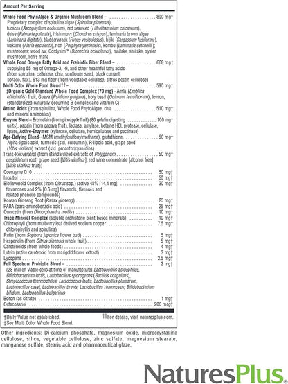 Source of Life Gold Multivitamin - 180 Tablets - Blood Support, Bone Support, Healthy Immune System - Includes Vitamins D3, B12, K2 & Over 120 Whole Food Nutrients - 60 Servings