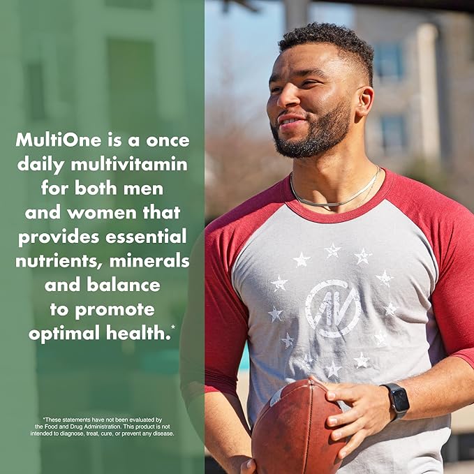 MultiOne Men & Women’s Daily Multivitamin - Essential Nutrients and Minerals for Optimal Health (60 Capsules)